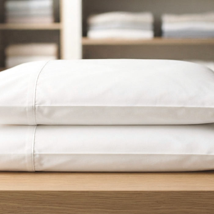Pillow Cover — white pillow cover for hotels and hospitality, supplied wholesale by Formal Trading in Saudi Arabia and Bahrain. Standard.